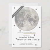 Twee De Maan Witte Zilveren Jongen Virtuele 2e Ver Kaart (Voorkant)