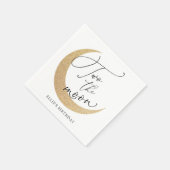 Twee de Moon Birthday Napkins Servet (Hoek)