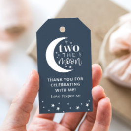 Twee de Moon Blue Navy Cadeaulabel
