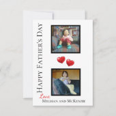 Twee de Tevreden Kaart van de Foto Gepersonaliseer (Voorkant)