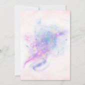 Twee de verjaardag van het maanmeisje kaart (Achterkant)