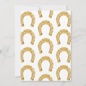 Twee De West Roze Westerne Rodeo Cowboy Verjaardag Kaart (Achterkant)