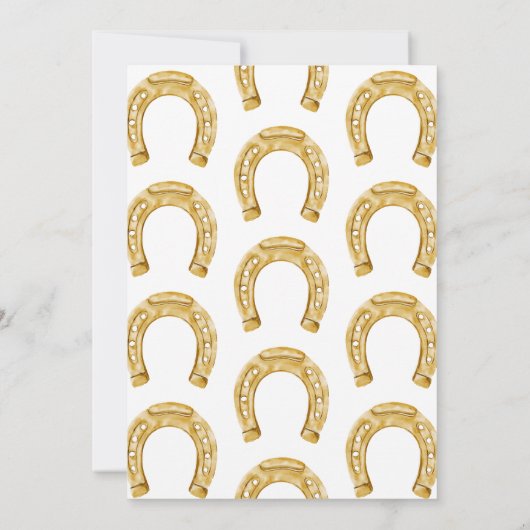 Twee De West-Westerne Rodeo Cowboy Verjaardag Invi Kaart (Achterkant)