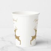 Twee deeg in Faux Glitter Kijk naar tekst Papieren Bekers (Rechts)