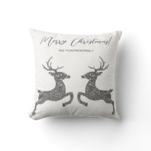 Twee deeg in Faux Silver Glitter met douanetekst