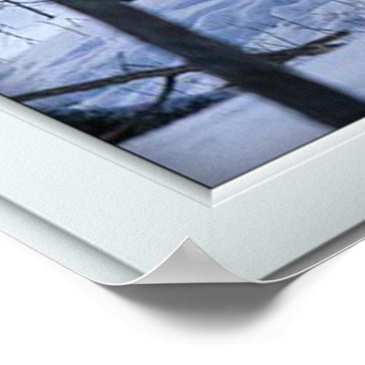 Twee Deers in het Venster van Bossen met een Poste Poster (Hoek)