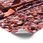 Twee dekletters op het strand poster (Hoek)