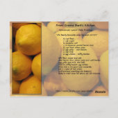 Twee Dessert Recipcard Briefkaart (Achterkant)