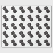 Twee Dice Cadeaupapier (Vlak)