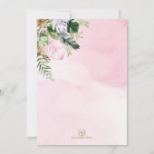 Twee dieren van de partij Wild Safari, meisje van  Kaart (Achterkant)