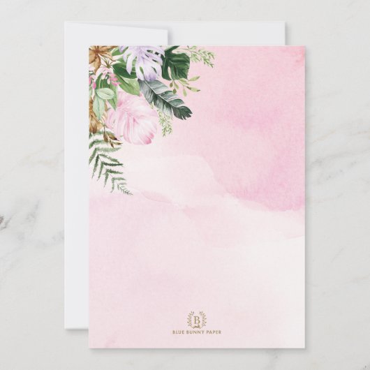 Twee dieren van de partij Wild Safari, meisje van  Kaart (Achterkant)