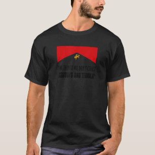 Twee dingen die we niet koeien en Tequila rozen T-shirt