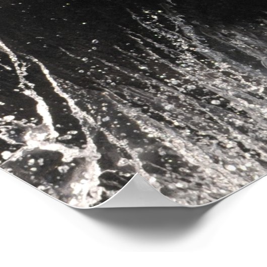 Twee dodelijke walvissen springen uit het water poster (Hoek)