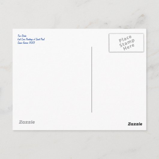 Twee Dodos Briefkaart (Achterkant)