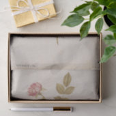 Twee Dog-Rozen en een Lackey Moth Caterstyle Tissuepapier (Geschenk)