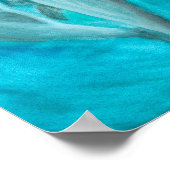 Twee dolfijnen die Wilde en Vrije in de Oceaan spe Poster (Hoek)