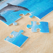 Twee dolfijnen legpuzzel (Zijkant)