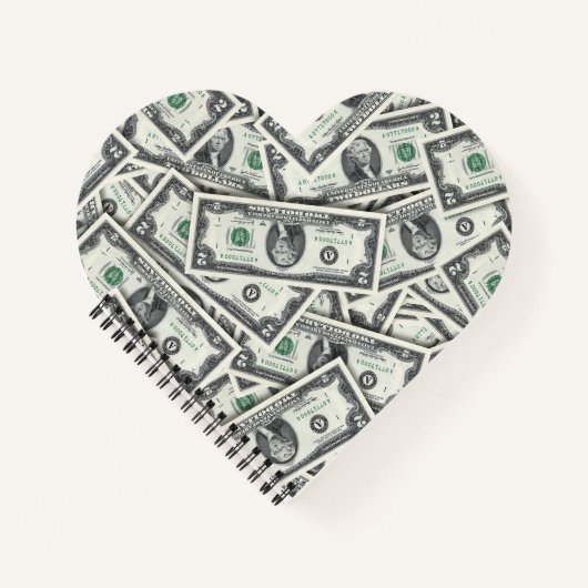 Twee Dollar Biljet Notitieboek (Voorkant)