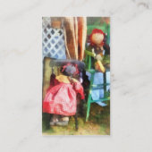 Twee dollar op Flea Market Visitekaartje (Achterkant)