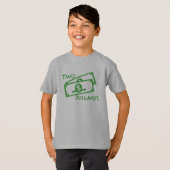 Twee dollar. T-shirt (Voorkant volledig)