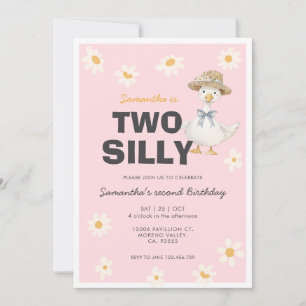 Twee domme gans Daisy verjaardagsfeest uitnodiging