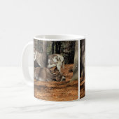 Twee Donkeys Koffiemok (Voorkant links)