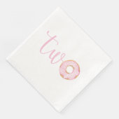 Twee donut servetten draaien (Hoek)