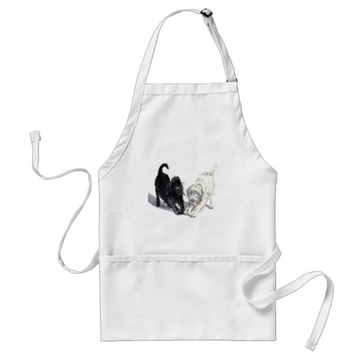 Twee Doodles Apron Standaard Schort (Voorkant)