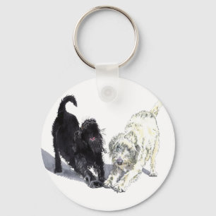 Twee Doodles Sleutelhanger