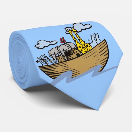 Twee door het Ark stropdas van Two Noah (Opgerold)