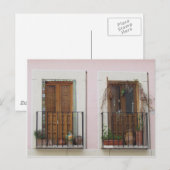 Twee Doorways in Toledo, Spanje Briefkaart (Voorkant / Achterkant)
