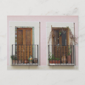 Twee Doorways in Toledo, Spanje Briefkaart