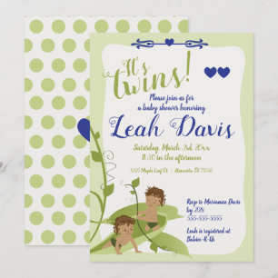 Twee doperwten in een pod, babypadvinders kaart