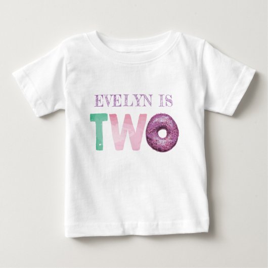 Twee Doughnut Verjaardag Persoonlijk (Voorkant)