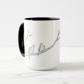 Twee Doves mok (Voorkant links)