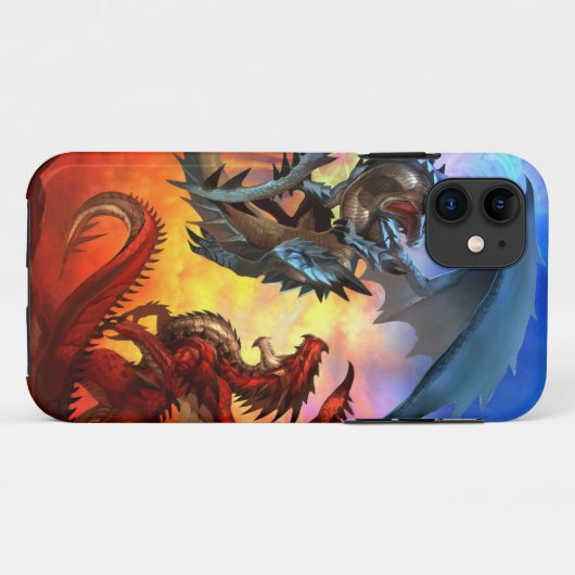 twee Dragon Case-Mate iPhone Case (Achterkant (horizontaal))