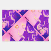 Twee Dragons, drie zonen Inpakpapier Vel (Voorkant 3)