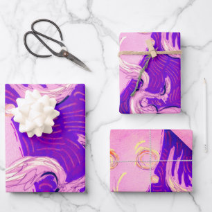 Twee Dragons, drie zonen Inpakpapier Vel