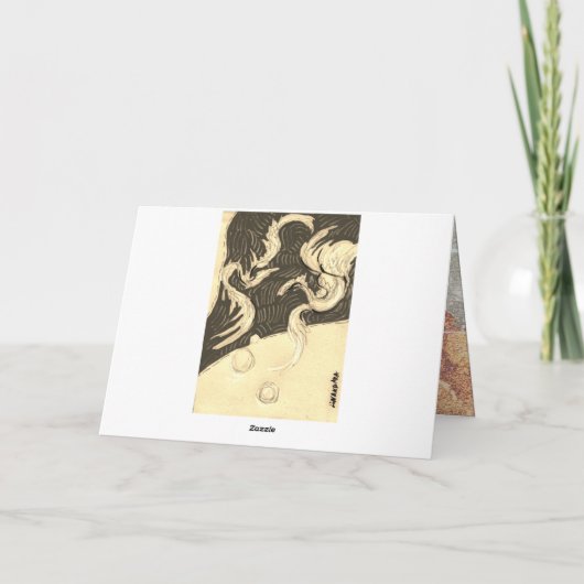 Twee Dragons, drie zonen Kaart (Achterkant)