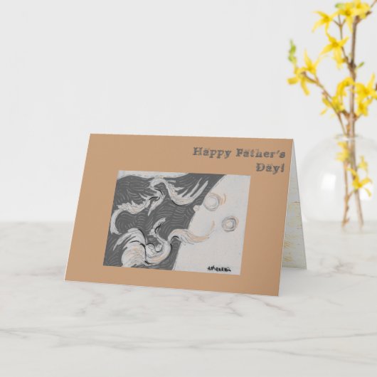 Twee Dragons, drie zonen Kaart (Gele Bloem)