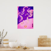 Twee Dragons, drie zonen Poster (Keuken)