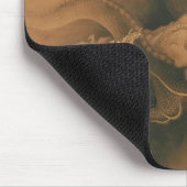 Twee Dragons in Clouds  Muismat (Hoek)