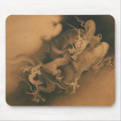 Twee Dragons in Clouds Muismat (Voorkant)