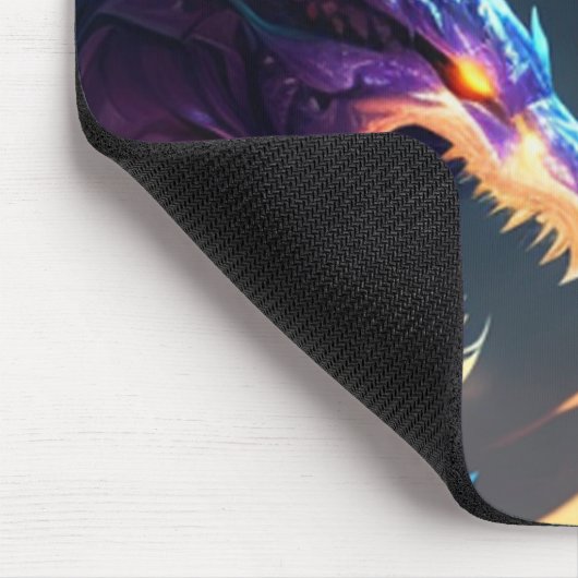 Twee draken in strijd muismat (Hoek)