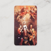 Twee Drieëenheden met Gebed Informatiekaartje (Voorkant)