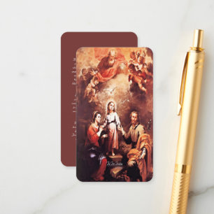 Twee Drieëenheden met Gebed Informatiekaartje