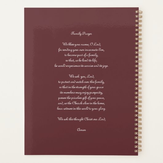 Twee Drieëenheden met Gebed Planner (Achterkant)