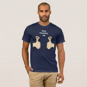 Twee duim omhoog t-shirt (Voorkant volledig)