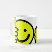 Twee duimen omhoog Mok (Voorkant links)