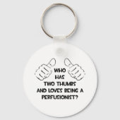 Twee duimen ... Perfusionist Sleutelhanger (Voorkant)